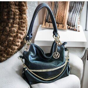 MKF Collection "Mia K" Collection Twister Hobo Handbag